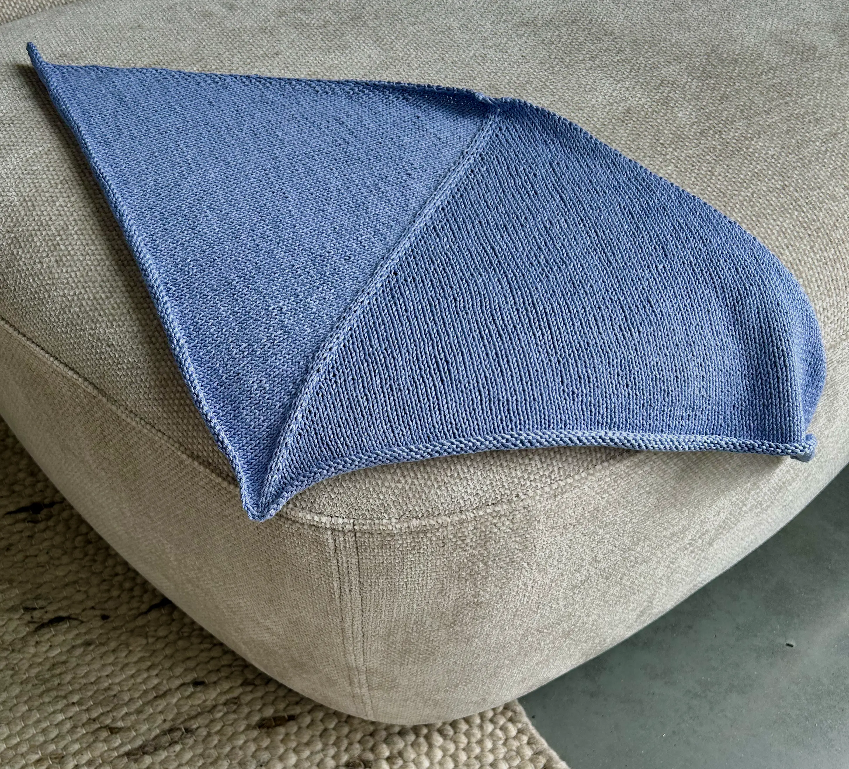 Bandana wordt geblock op juistje grootte